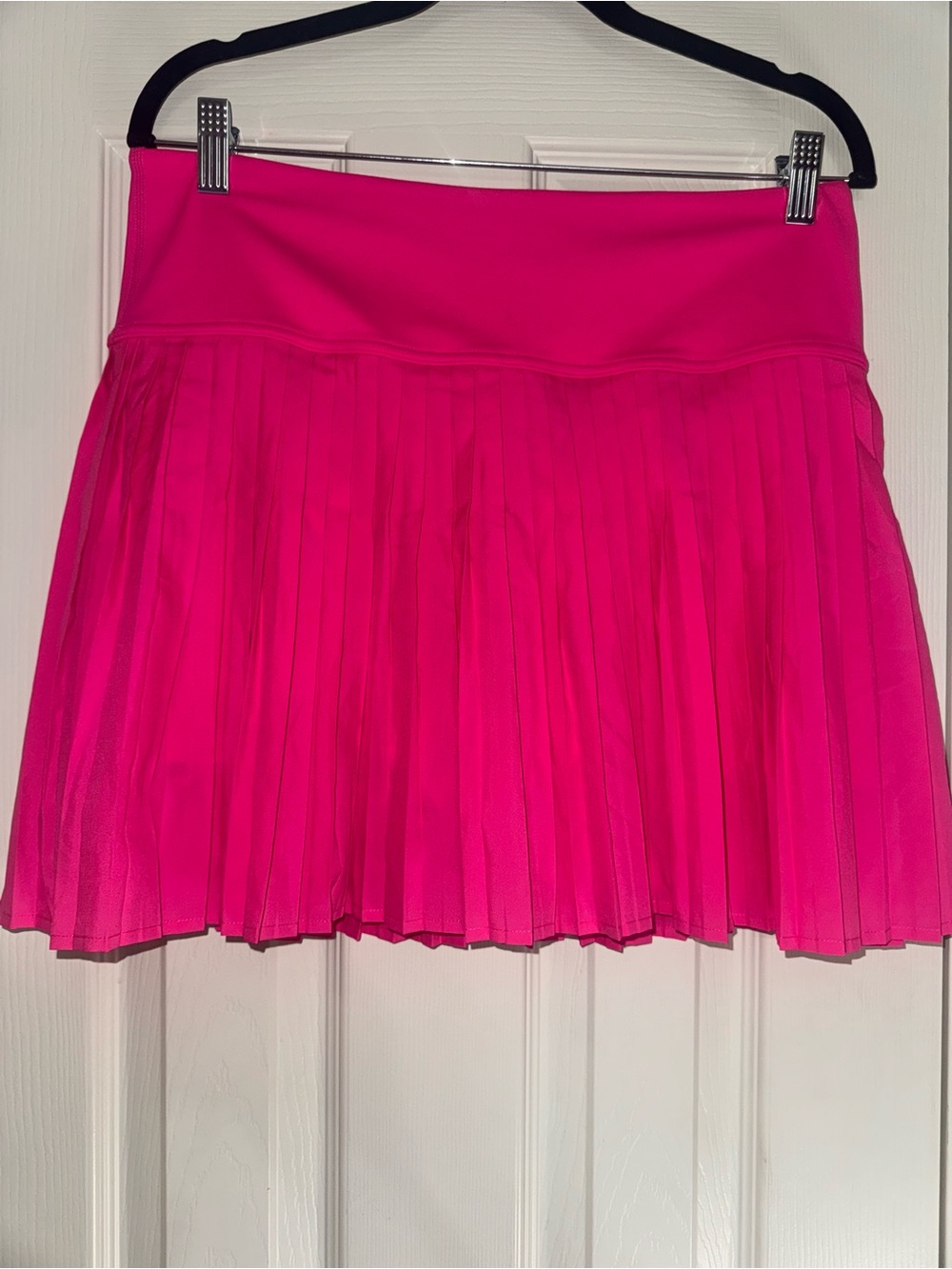 Fabletics Athletic Pleated Mini Skirt in Bright Pink